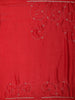 Red Sequins Embroidered Tissue Organza Saree with Designer Border