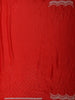 Red Sequins and Beads Embroidered Design Space Silk Party Wear Saree