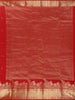 Red Small Butta Woven Kanchipuram Silk Saree With Zari Border