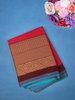 Red Solid Design Pure Cotton Saree