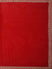 Red Solid Design Satin Saree with Embellished Lace Border