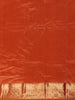 Red Solid Woven Pure Kanchipuram Silk Saree With Zari Border
