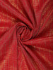 Red Stone Work And Floral Design Banarasi Saree