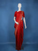 Red Striped Woven Design Pure Kanchipuram Silk Saree