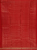 Red Striped Woven Design Pure Kanchipuram Silk Saree