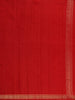 Red Striped Woven Design Pure Kanchipuram Silk Saree