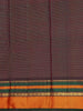 Red Stripes Woven Kanchipuram Silk Saree