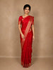 Red Butta Woven Design Pure Banarasi Saree