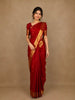 Red Butta Woven Design Pure Kanchipuram Silk Saree