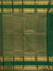 Red Checks Woven Pure Kanchipuram Silk Saree - Diadem