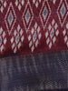 Red Diamond Designed Fancy Cotton Saree - Diadem