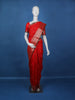 Red Diamond Designed Soft Silk Saree - Diadem