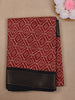 Red Diamond Prints Fancy Georgette Saree - Diadem