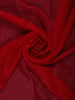 Red Embroidered Georgette Saree - Diadem