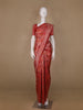 Red Floral Designed Soft Silk Saree - Diadem