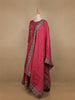 Red Floral Designed Cotton Anarkali Salwar Suit