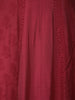 Red Floral Designed Cotton Anarkali Salwar Suit