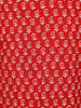 Red Floral Designed Cotton Salwar Suit - Diadem