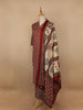 Red Floral Designed Cotton Salwar Suit - Diadem