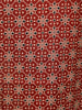 Red Floral Designed Cotton Salwar Suit - Diadem