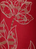 Red Floral Designed Cotton Salwar Suit - Diadem