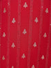 Red Floral Designed Georgette Salwar Suit - Diadem