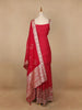 Red Floral Designed Georgette Sharara Salwar Suit - Diadem