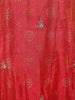 Red Floral Designed Semi Silk Straight Cut Salwar Suit - Diadem
