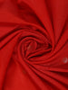 Red Floral Designed Semi Tussar Saree