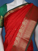 Red Floral Designed Soft Silk Saree