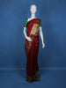 Red Floral Designed Soft Silk Saree - Diadem