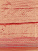 Red Floral Woven Banarasi Silk Saree - Diadem