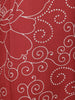 Red Floral Designed Cotton Salwar Suit - Diadem