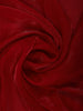Red Floral Embroidered Organza Designer Saree - Diadem