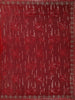 Red Floral Sequin Embroidered Chiffon Saree - Diadem