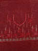 Red Floral Sequin Embroidered Chiffon Saree - Diadem