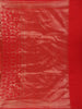 Red Floral Woven Banarasi Silk Saree - Diadem