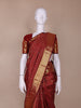 Red Floral Woven Pure Kanchipuram Silk Saree - Diadem