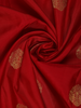 Red Floral Woven Pure Kanchipuram Silk Saree - Diadem