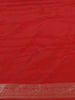 Red & Green Floral Design Banarasi Silk Saree
