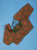 Red & Green Geometric Design Cotton Blouse