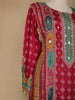 Red Mirror Designed Crepe Salwar Suit - Diadem