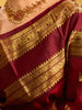Red Peacock woven Pure Kanchipuram Silk Saree