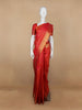 Red Peacock and Vaira oosi Woven Pure Kanchipuram Silk Saree