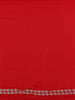Red Satin Fancy Saree with Designed Border - Diadem