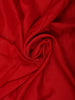 Red Satin Fancy Saree with Designed Border - Diadem