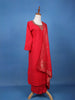 Red Sequins Designed Georgette Salwar Suit - Diadem