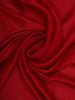 Red Solid Satin Fancy Saree with Designed Border