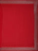 Red Solid Satin Fancy Saree with Designed Border