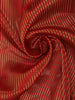 Red Stripes Designed Organza Designer Saree
